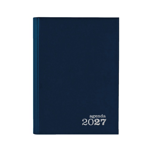 Agenda diária A5 2027 AMBAR Classic azul