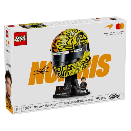LEGO Editions Capacete Scuderia McLaren Mastercard F1 Team de Lando Norris 43023