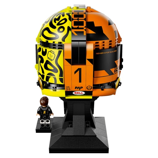 Casco del equipo Scuderia McLaren Mastercard F1 de Lando Norris (LEGO Editions) 43023
