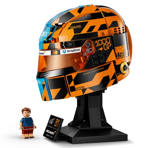 LEGO Editions Oscar Piastri's Scuderia McLaren Mastercard F1 Team Helmet 43017