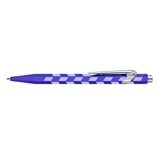 CARAN D'ACHE 849 Mosaic blue ballpoint pen 849.301