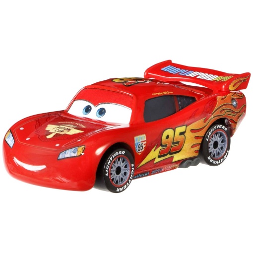 DISNEY PIXAR Cars Faísca McQueen com rodas de competição Mattel DXV29/HHV86/FLM20