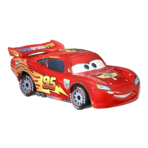 DISNEY PIXAR Cars Faísca McQueen com rodas de competição Mattel DXV29/HHV86/FLM20