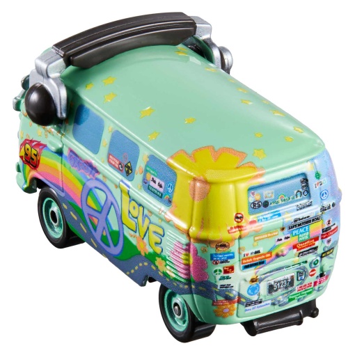 DISNEY PIXAR Cars Fillmore equipa de corridas com auscultadores Mattel DXV29/HHV86/JMB95
