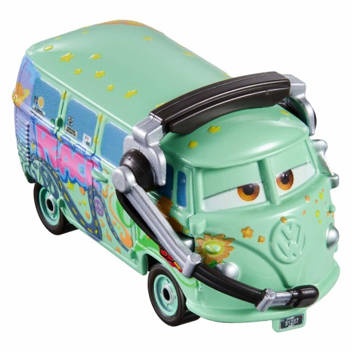 DISNEY PIXAR Cars Fillmore equipa de corridas com auscultadores Mattel DXV29/HHV86/JMB95