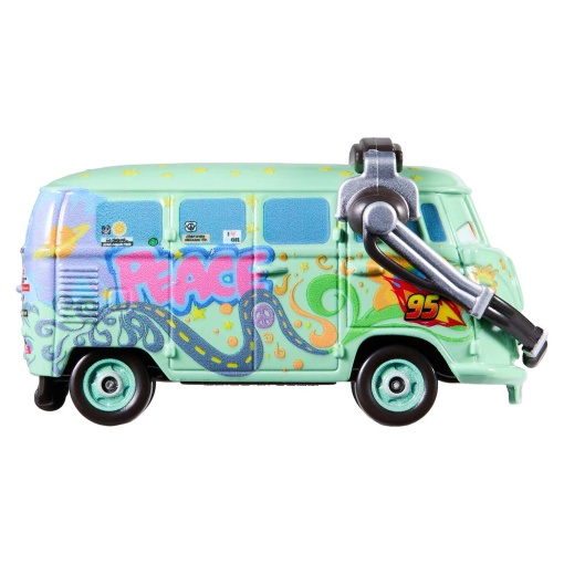 DISNEY PIXAR Cars Fillmore equipa de corridas com auscultadores Mattel DXV29/HHV86/JMB95