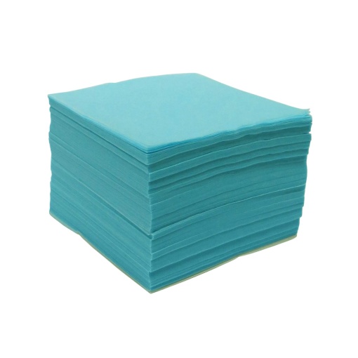 Bloco de rifas 6x6cm papel seda azul (1000 unidades)