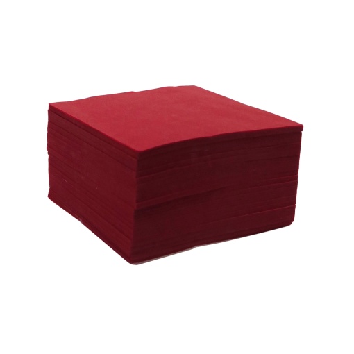 Bloco de rifas 6x6cm papel seda vermelho (1000 unidades)