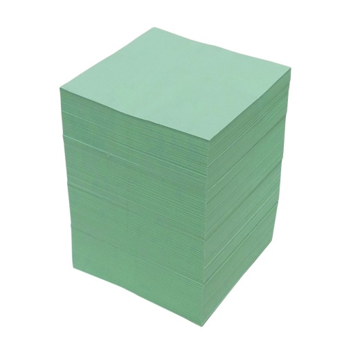 Bloco de rifas 6x6cm verde pastel (1000 unidades)