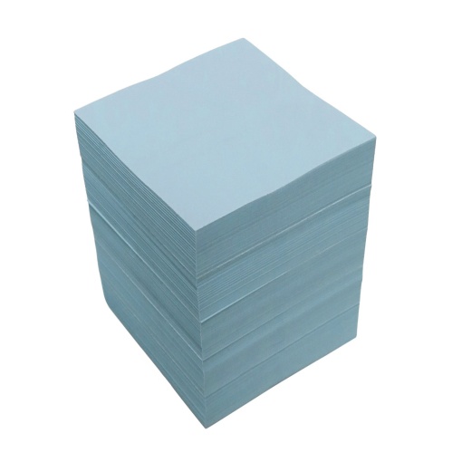 Bloco de rifas 6x6cm azul pastel (1000 unidades)