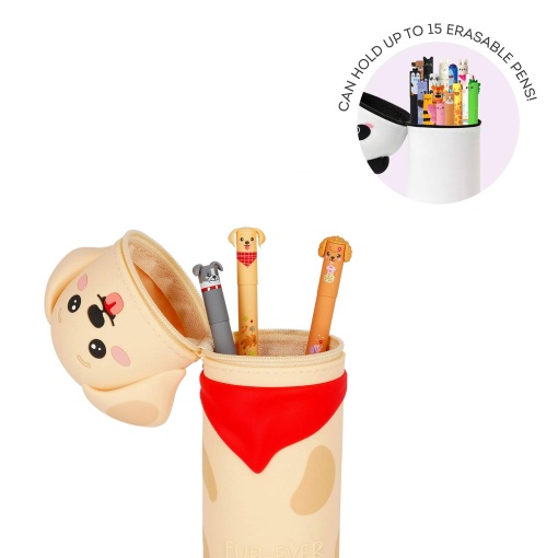 Estojo de silicone 2 em 1 LEGAMI Kawaii Golden "Fur-Ever Friends"