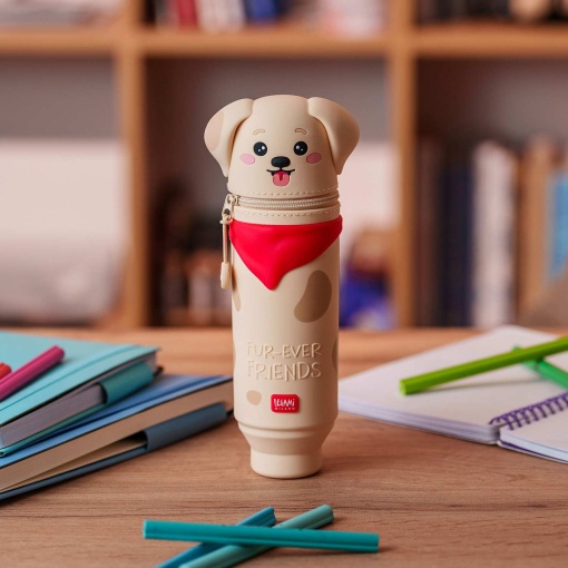 Estojo de silicone 2 em 1 LEGAMI Kawaii Golden "Fur-Ever Friends"