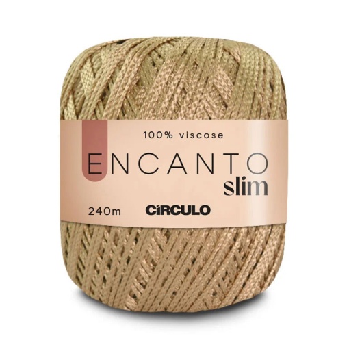 Fio de crochet CÍRCULO Encanto Slim 100g sândalo 7059