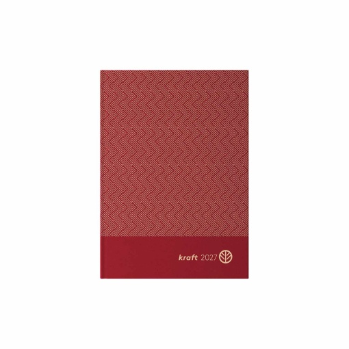 Agenda diária A6 2027 AMBAR Kraft sortido