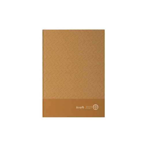 Agenda diária A6 2027 AMBAR Kraft sortido