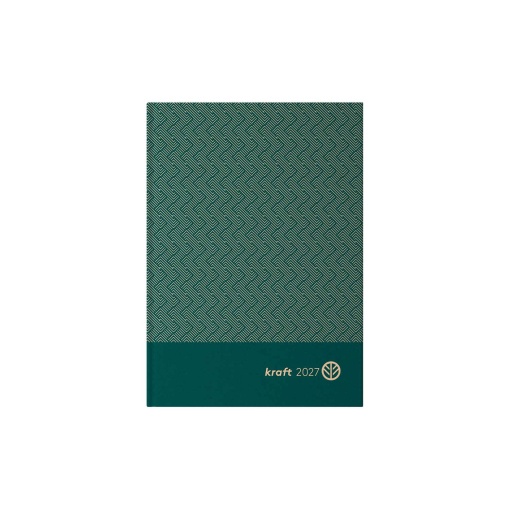 Agenda diária A6 2027 AMBAR Kraft sortido