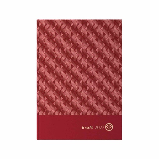 Agenda diária A5 2027 AMBAR Kraft sortido