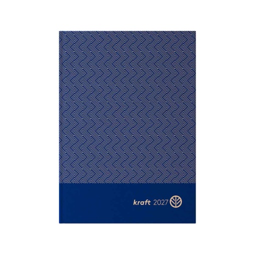 Agenda diária A5 2027 AMBAR Kraft sortido