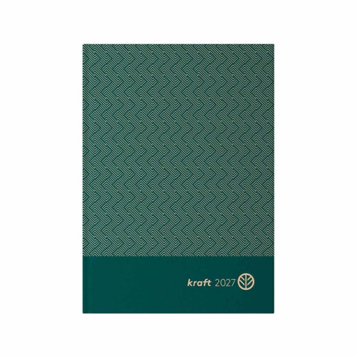 Agenda diária A5 2027 AMBAR Kraft sortido