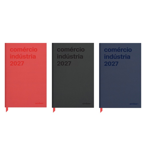 Agenda diária A4 2027 AMBAR Comércio & Indústria sortido