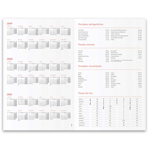 Agenda diária A4 2027 AMBAR Comércio & Indústria sortido