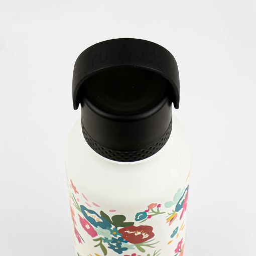 Termo RUNBOTT Mii Abigail Morales de 600 ml con aroma a crema y ramos de flores.