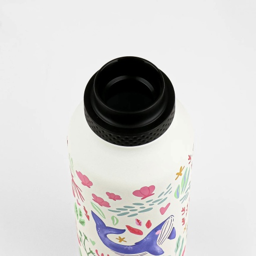 Botella termo RUNBOTT Mii Abigail Morales de 600 ml con crema para arrecifes