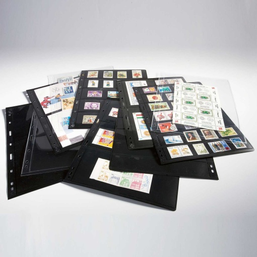 Bolsa filatélica A4 con 1 separador LEUCHTTURM Vario 1C 195x128mm transparente (5 unidades)