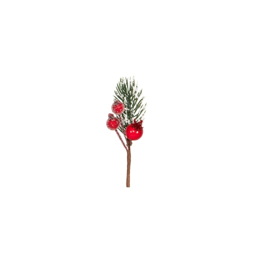 Stem with berries and pine cones MP 12cm