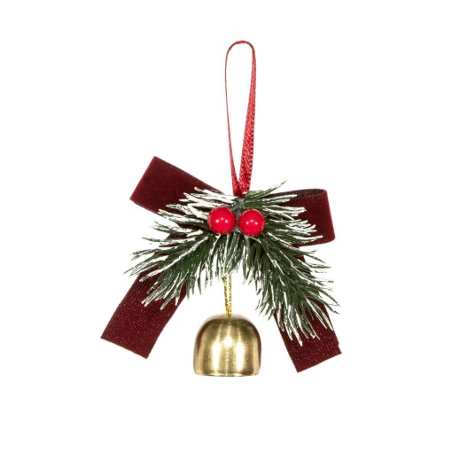 Colgante con lazo y campanilla MP 5,5 cm