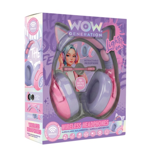 Wow Generation Bluetooth Headphones with Microphone