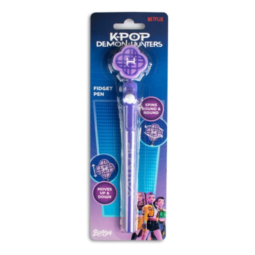 K-Pop Demon Hunters ballpoint pen with fidget tip.