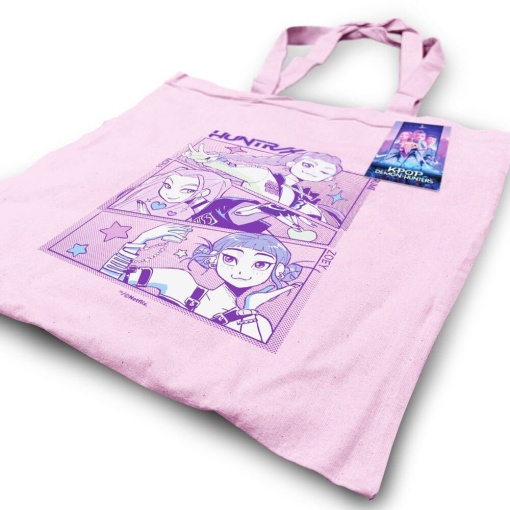 Tote bag K-Pop Demon Hunters 34.5x41x0.5cm pink