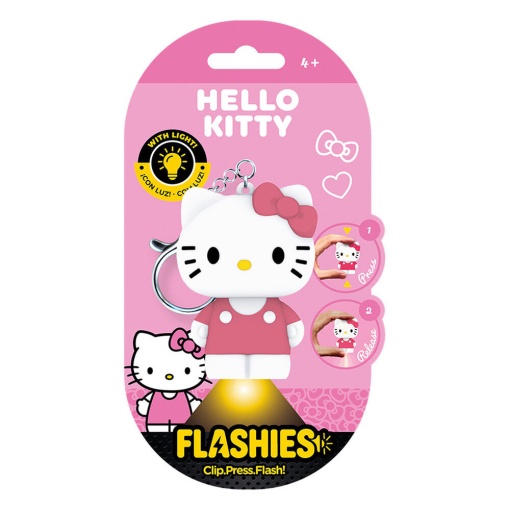 Hello Kitty keychain with flashlight