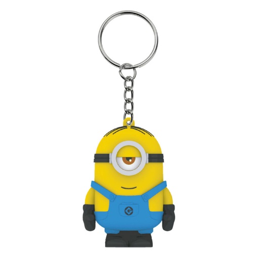 Minions keychain with flashlight