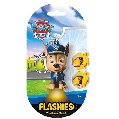 Paw Patrol keychain with flashlight