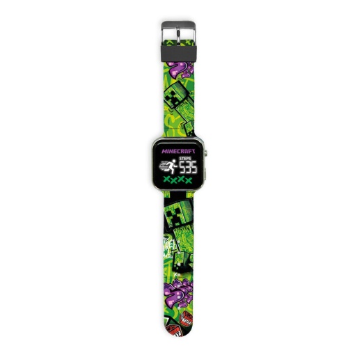 Reloj de pulsera digital LED de Minecraft