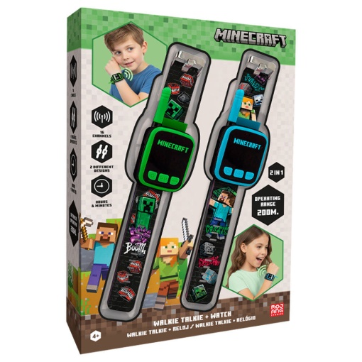 Relógio de pulso walkie talkie Minecraft (2 unidades)