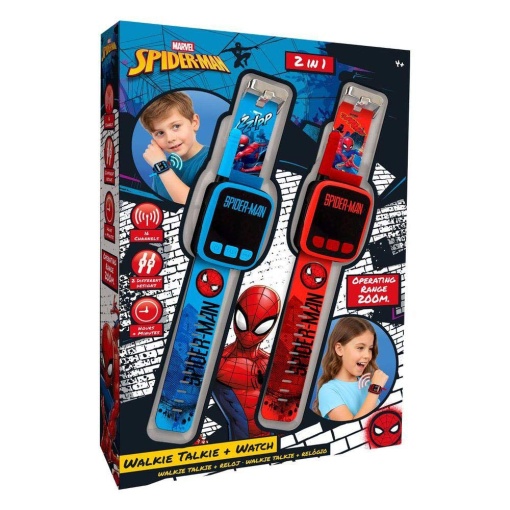 Relógio de pulso walkie talkie Marvel Spider-Man (2 unidades)