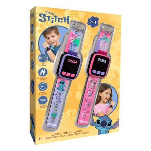 Disney Stitch walkie-talkie wristwatch (2 units)