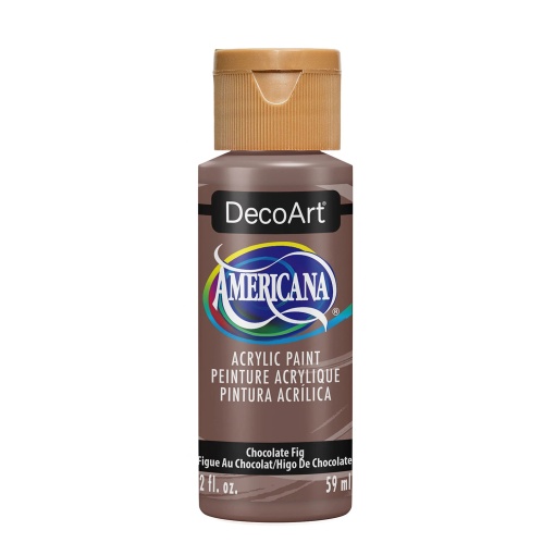 Tinta acrílica Decoart Americana figo de chocolate DA439 59ml