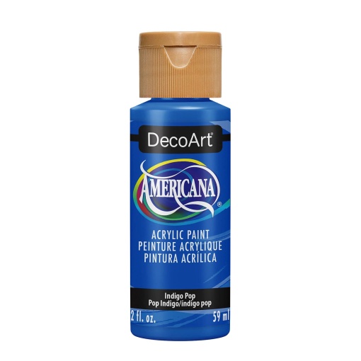 Tinta acrílica Decoart Americana indigo pop DA447 59ml