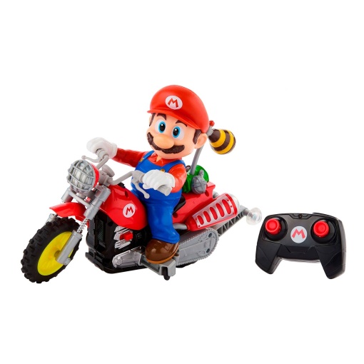 Hot Wheels RC Super Mario Galaxy motocross telecomandado para fazer cavalinhos do Mario Mattel