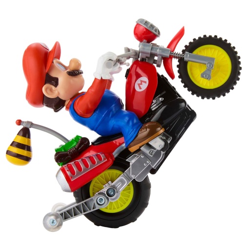 Hot Wheels RC Super Mario Galaxy motocross telecomandado para fazer cavalinhos do Mario Mattel