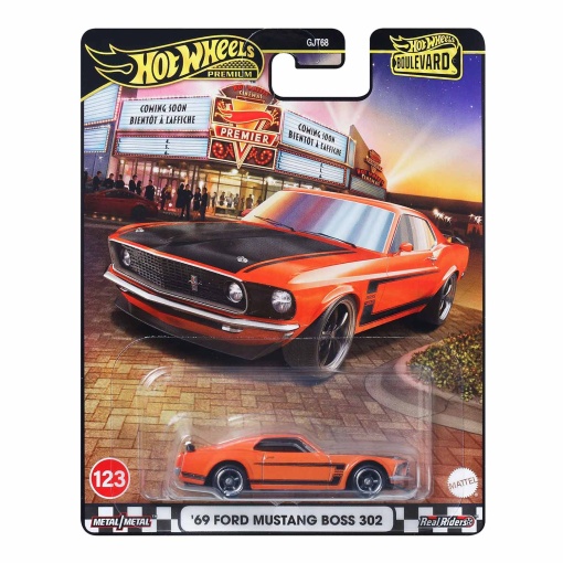 Hot Wheels Premium Boulevard '69 Ford Mustang Boss 302 Mattel GJT68/JBL20