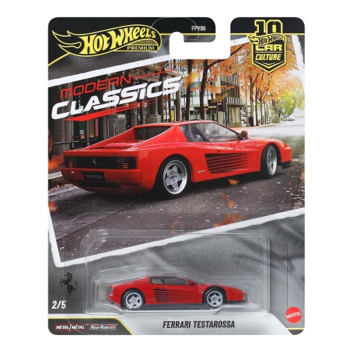 Hot Wheels Premium Car Culture Modern Classics Ferrari Testarossa Mattel FPY86/JKF00