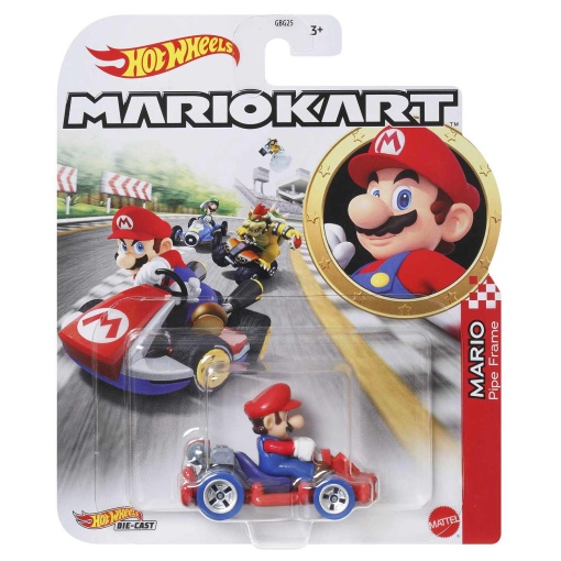 Hot Wheels Mario Kart Mario Retro Mattel GBG25/HDB34