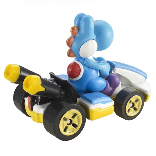 Hot Wheels Mario Kart Light-Blue Yoshi Standard Kart Mattel GBG25/GBG35