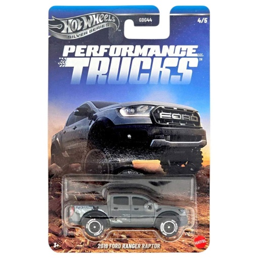 Hot Wheels Silver Series Performance Trucks 2019 Ford Ranger Raptor Mattel GDG44/JKX74