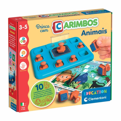 Play with stamps - animals Clementoni Education